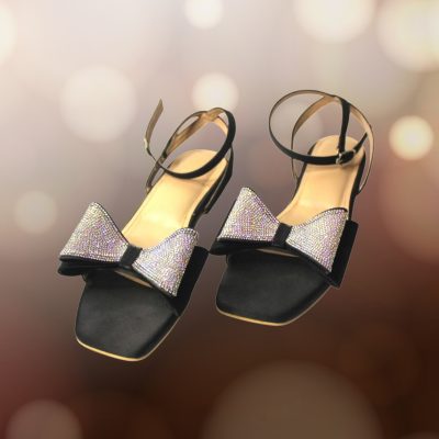 Debellee Lovely Black Casual Bowie Sandal