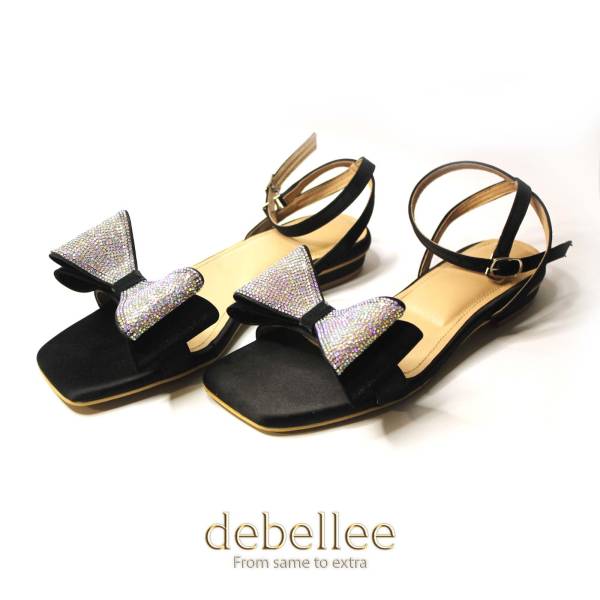 Debellee Lovely Black Casual Bowie Sandal