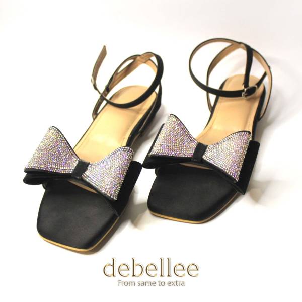 Debellee Lovely Black Casual Bowie Sandal - Image 2