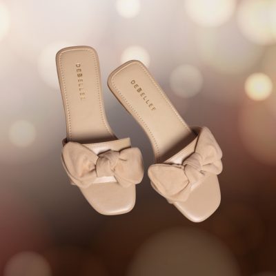 Debellee Open Toe Bow Slipper