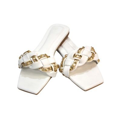 Debellee Solid Chain Slippers