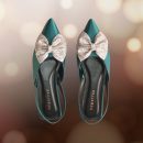 Debellee Mash Bow Pumps
